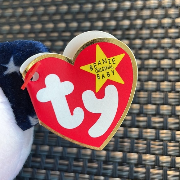 ULTRA RARE Spangle the Bear Beanie Baby - Picture 3 of 6